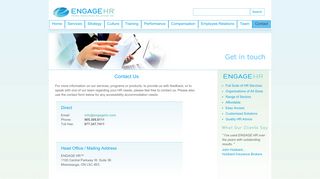 
                            6. Contact Us | ENGAGE HR