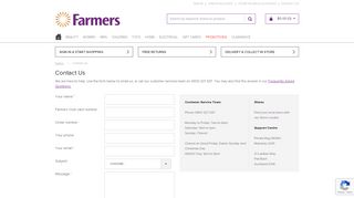 
                            5. Contact Us - Farmers