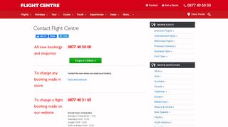 
                            3. Contact Us | Flight Centre South Africa