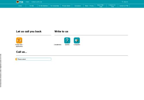 
                            8. Contact us-For me - First National Bank - FNB - FNB Botswana