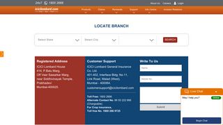 
                            4. Contact Us - ICICI Lombard