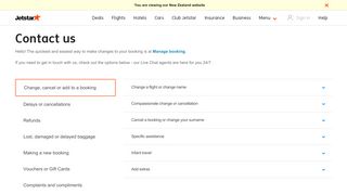 
                            7. Contact us | Jetstar