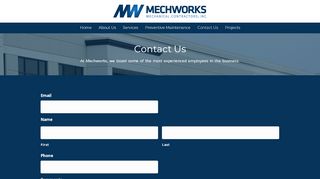 
                            13. Contact Us - Mechworks Mechanical Contractors