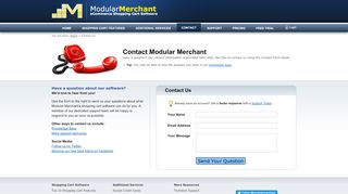 
                            3. Contact Us | Modular Merchant Shopping Cart Software..