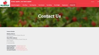 
                            9. Contact Us | Mr Apple - New Zealand apple suppliers