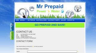 
                            2. Contact Us | Mr Prepaid