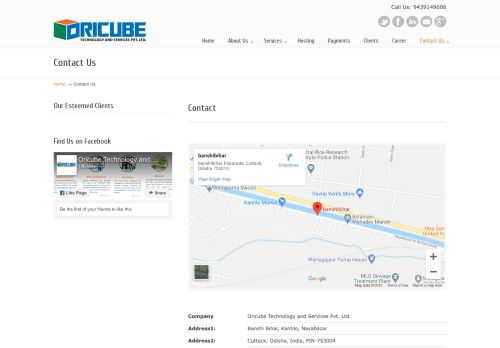 
                            2. Contact Us | Oricube Technology and Services