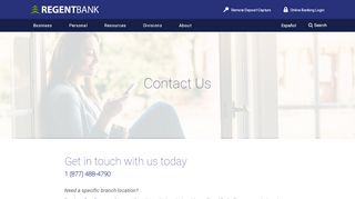 
                            13. Contact Us › Regent Bank