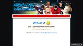 
                            3. Contact Us - Sports Cash System