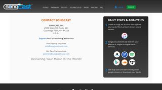 
                            6. Contact Us To Sell Your Music Online | SongCast