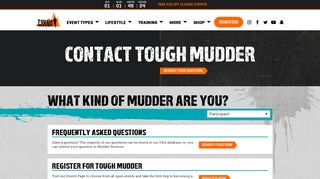 
                            5. Contact Us | Tough Mudder