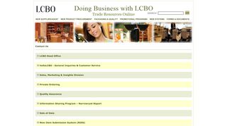 
                            13. Contact Us | TRO | Doing Business with LCBO