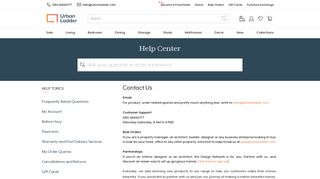 
                            7. Contact Us - Urban Ladder