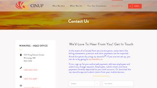 
                            4. Contact Us - We'd Love To Hear From You! - Cinup