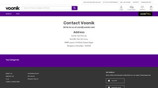 
                            6. Contact Voonik