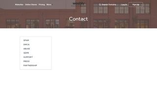 
                            6. Contact - Weebly