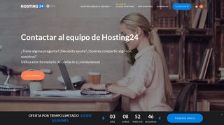 
                            8. Contacta a Hosting24 - Pongamonos en Contacto