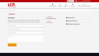 
                            5. Contáctanos – Call Center y línea de atención al cliente - LC Perú