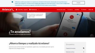 
                            12. Contáctanos y responderemos tus solicitudes | Avianca Costa Rica