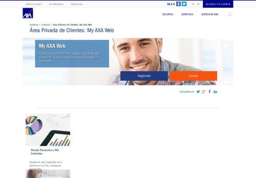 
                            7. Contacte con AXA - Área Privada Clientes MyAXA Web - AXA Seguros