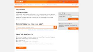 
                            10. Contactez nous - easyJet.com