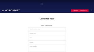 
                            3. Contactez-nous - Eurosport