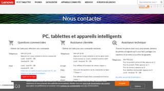 
                            4. Contactez-nous Lenovo | Lenovo Switzerland