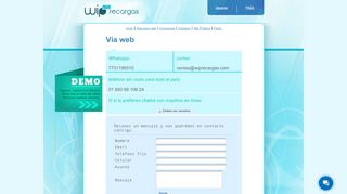 
                            6. Contacto - WipRecargas.com