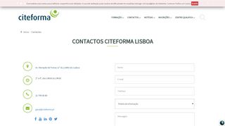 
                            9. Contactos Lisboa | Citeforma – Centro de Formação