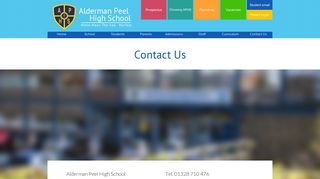 
                            11. Contacts - Alderman Peel High School