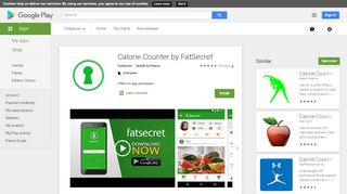 
                            1. Contador de Calorias FatSecret – Apps no Google Play