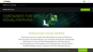 
                            9. Container für HPC-Visualisierung | NVIDIA GPU Cloud