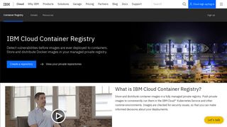 
                            6. Container Registry - Overview | IBM