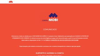 
                            1. Conta.MOBI: Comunicado Importante