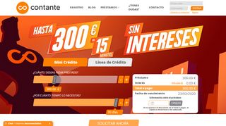 
                            9. Contante - Anticipos de dinero rápido y fácil online al instante