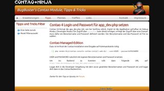 
                            8. Contao 4 Login und Passwort für app_dev.php setzen - Contao Ninja