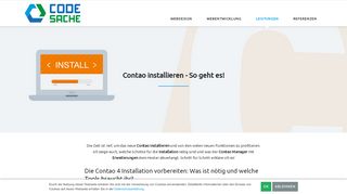 
                            9. Contao installieren - Einfach mit dem Contao Manager - CodeSache