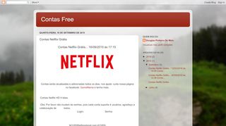 
                            1. Contas Free: Contas Netflix Grátis