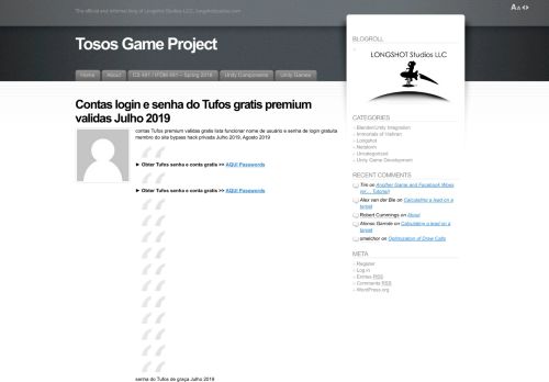 
                            13. Contas login e senha do Tufos gratis premium Janeiro 2019 « Tosos ...