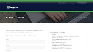 
                            6. Contato - DigNET