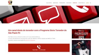 
                            7. Contato – Sócio Torcedor - Sócio Torcedor – SPFC