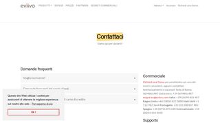 
                            4. Contatta il Nostro Team Telefonicamente o Via Email | eviivo