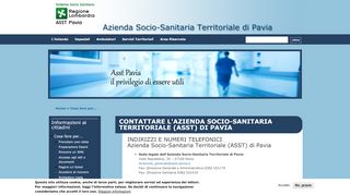 
                            8. Contattare l'Azienda Socio-Sanitaria Territoriale (ASST) di Pavia ...