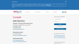 
                            5. Contatti - Fastbook S.p.A.