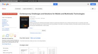 
                            11. Contemporary Challenges and Solutions for Mobile and Multimedia ...