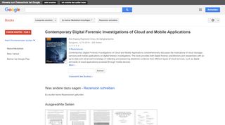 
                            12. Contemporary Digital Forensic Investigations of Cloud and Mobile ...