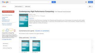 
                            7. Contemporary High Performance Computing: From Petascale toward Exascale