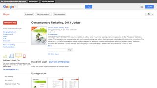 
                            5. Contemporary Marketing, 2013 Update