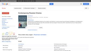 
                            12. Contemporary Russian Cinema