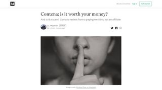 
                            4. Contena: is it worth your money? – Carol Moynham – Medium